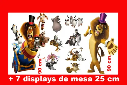 Totem Madagascar,kit festa Displays