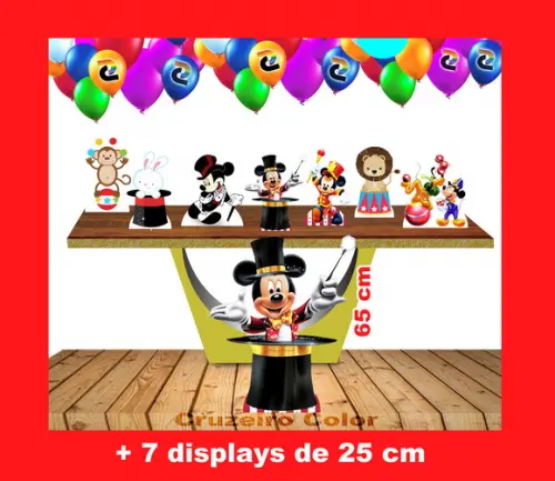 Totem Mickey Circo 65 e Displays De Mesa