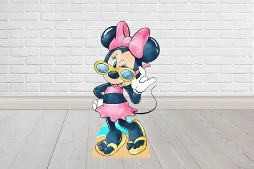 Totem Minnie Verão para Decoração