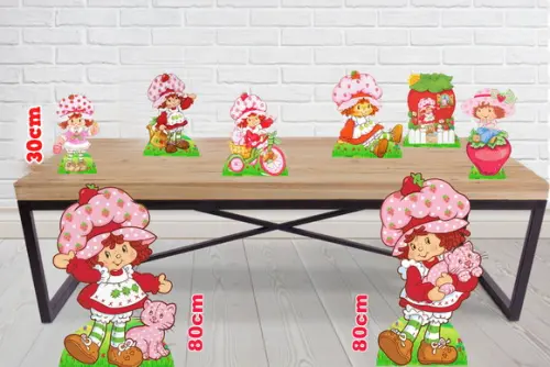 Totem Moranguinho e Displays de Mesa