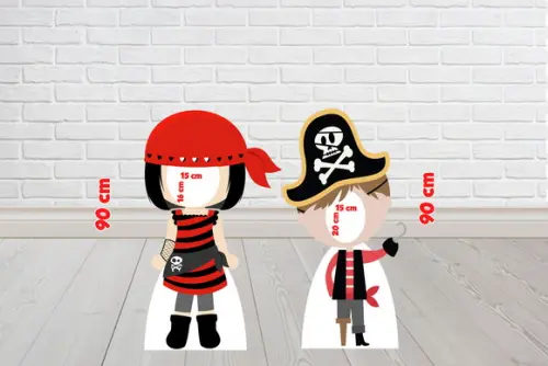 Totem Piratas Para Tirar Foto, Display De Chão