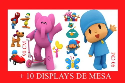 Totem Pocoyo e Displays de mesa