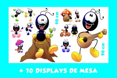 Totem Smilinguido e Displays de Mesa