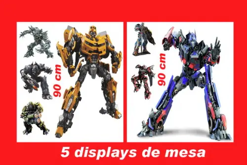 Totem Transformers de Chão e Displays de Mesa