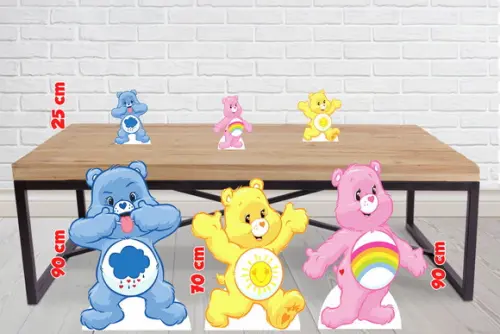 Totem Ursinho Carinhoso Para Decoração