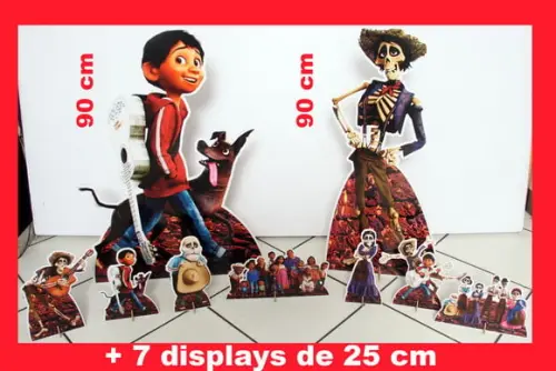 Totem Viva A Vida É Uma Festa E Displays De Mesa