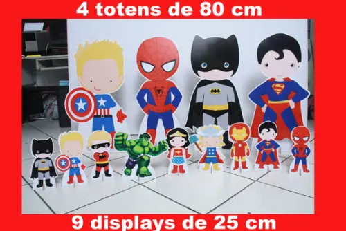 Totem Vingadores Cut De Chão E Displays De Mesa