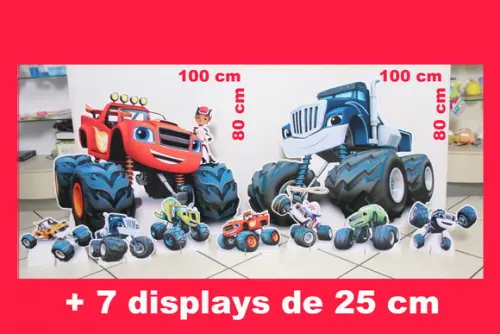 Totens Blaze Monster Machine+displays de Mesa