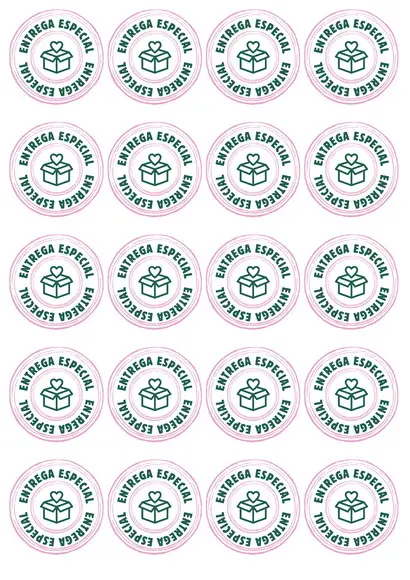Adesivo 5x5 em Papel Fotográfico com 500 Unidades