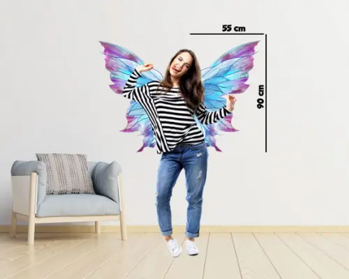 Adesivo em mdf Asas Borboleta Cenario para Foto