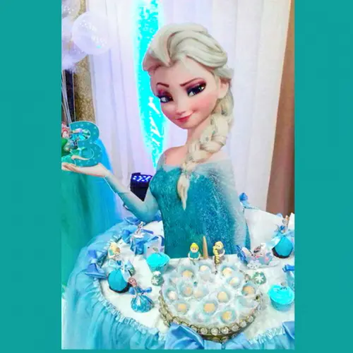 Busto Frozen Elsa Kit Display