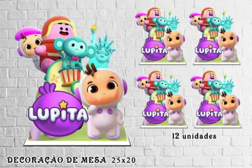 Centro de Mesa - Lupita para Decoração com 12 Unidades