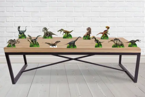 Dinossauro Display de Mesa para Decoração