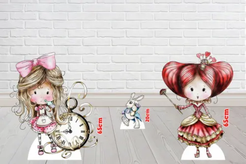Display Alice no País das Maravilhas Kit Decorativo