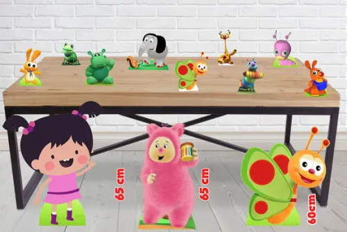 Display Baby Tv Menina , Totem Decorativo