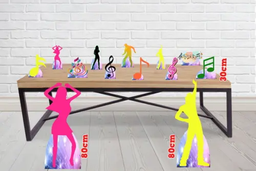 Display Balada Neon para Decoração