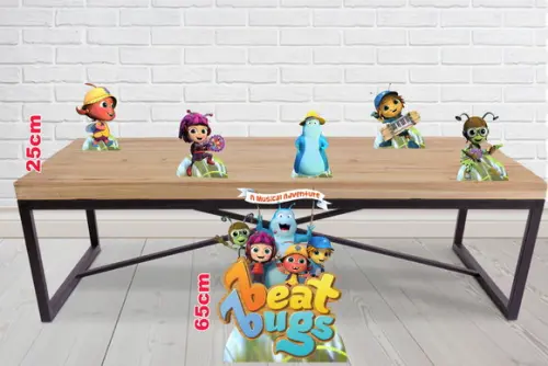 Display Beat Bugs para Decoração de Festa