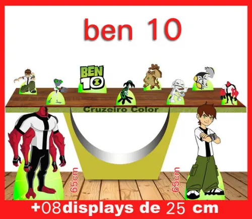 Display Ben 10, Totem Enfeite Decorativo