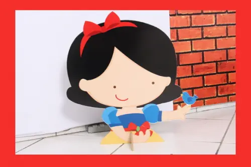 Display Busto Totem Branca de Neve
