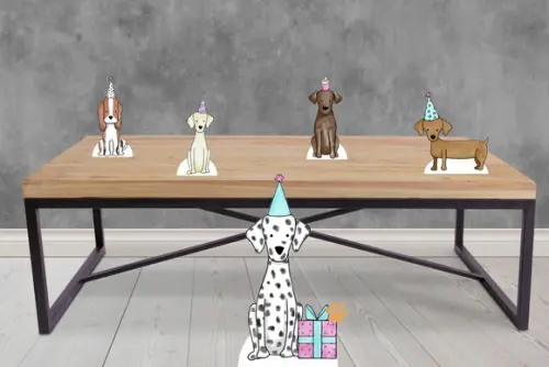 Display Cachorro para Decoração de Festa