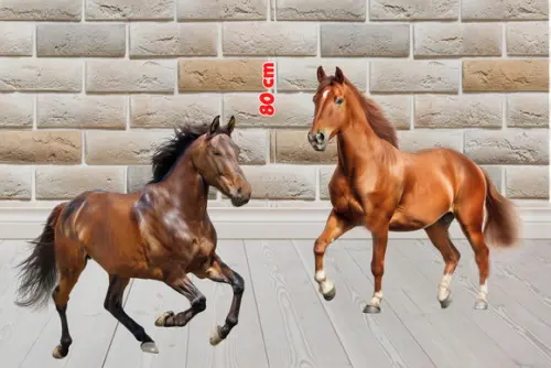 Display Cavalo Realista (sem Base para Ficar em Pé )