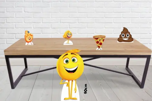 Display de Chão Emoji para Decoração de Festa