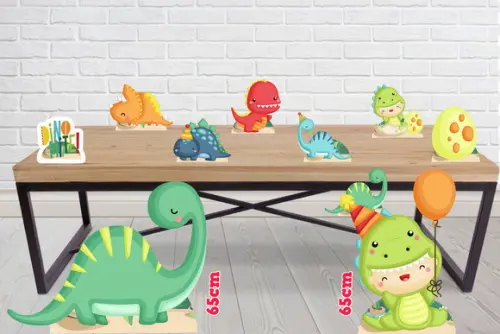 Display Dino-mite para Decoração de Festa