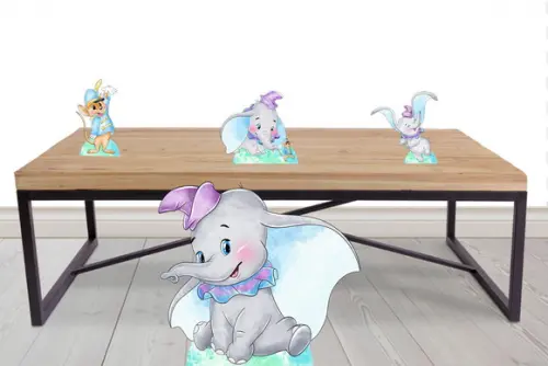 Display Dumbo Aquarela para Decoração