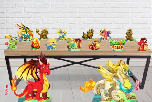 Display Dragon City, Totem Enfeite de Aniversario