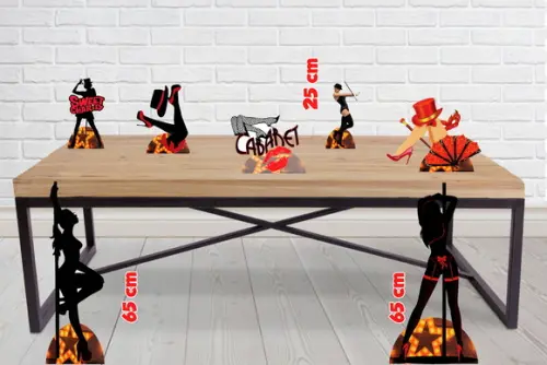 Display e Totem Cabaré, Feitos em mdf de 3mm