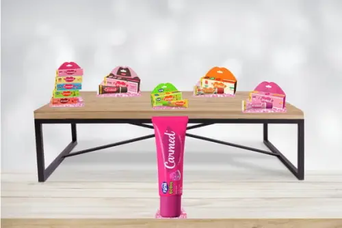 Display e Totem Carmed para Decoração de Festa Infantil
