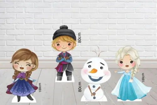 Display Frozen Cute para Decoração de Festa