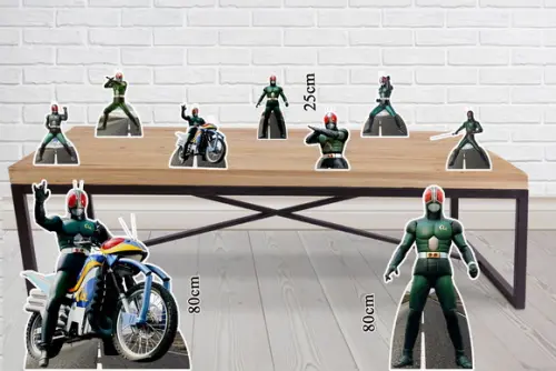 Display Kamen Rider Black Rx para Decoração