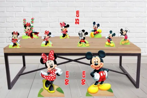 Display Kit Totem Mickey e Minnie 90cm