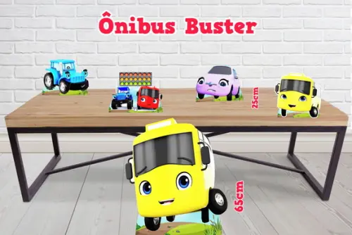 Display Little Baby Bum (ônibus Buster) Totem Decoração