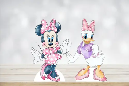 Display Minnie e Margarida para Decoração