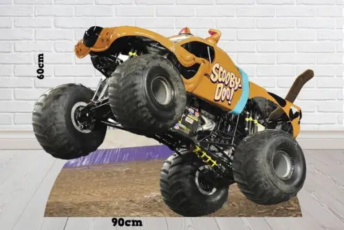 Display Monster Jam Scooby-doo para Decoração