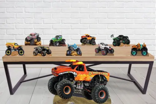 Display Monster Jam, Totem Enfeite de Aniversario