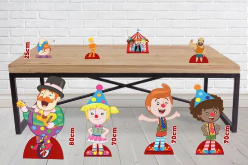 Display Mundo Bita Circo Totem Decorativo