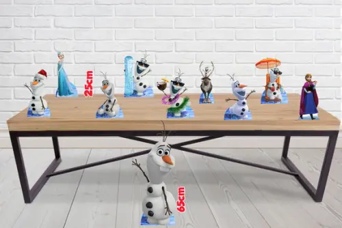 Display Olaf, Totem Enfeite de Aniversario