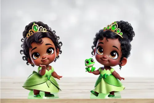 Display Princesas Baby Tiana Decoração