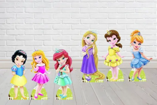Display Princesas Totens para Decoração