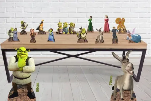 Display Shrek Filme para Decoração de Festa