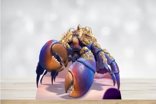 Display Tamatoa do Filme Moana Totem Enfeite de Aniversario