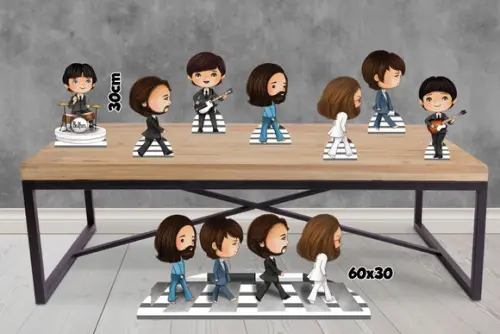 Display The Beatle.s e para Decoração de Festa