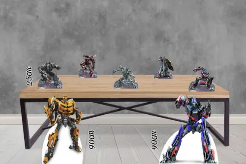 Display Transformers para Decoração de Festa