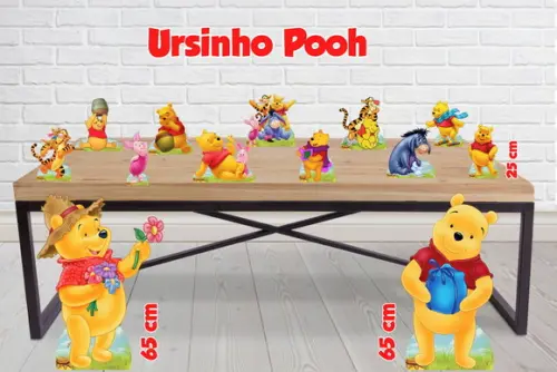 Display Ursinho Pooh, Totem Enfeite e Aniversario