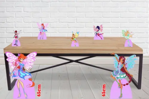 Display Winx, Totem Enfeite de Aniversario