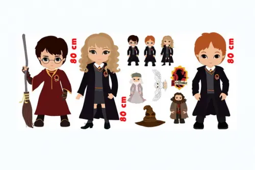 Kit Totem de Chão Harry Potter Cut e Displays de Mesa