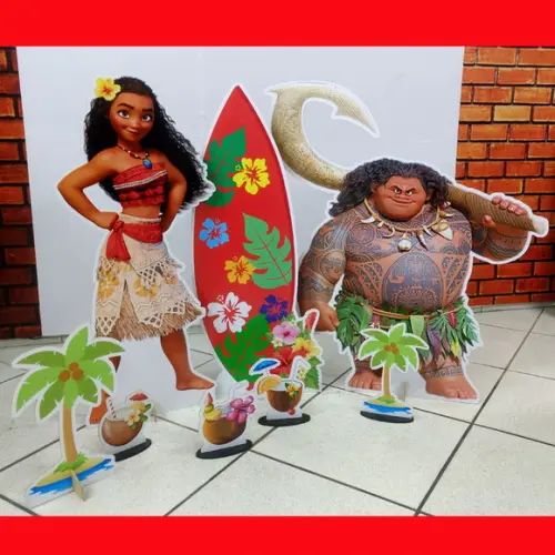 Kit Totem Displays Moana de Chão e Mesa